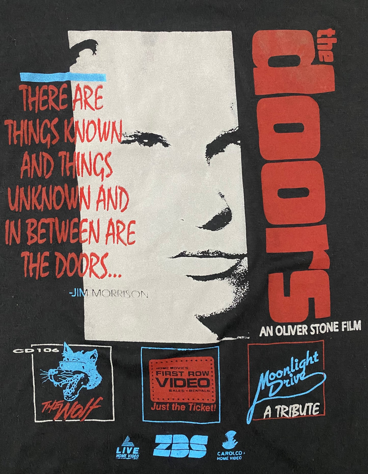 90s The Doors (film) T-shirt