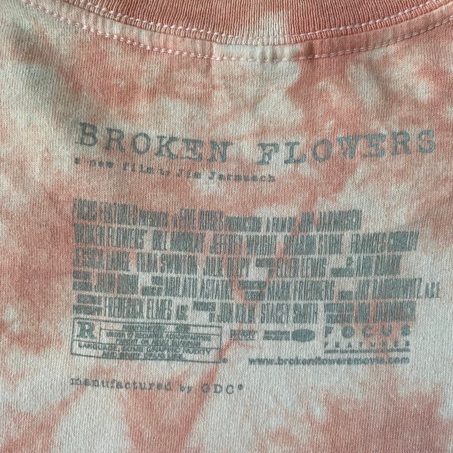 2005 Broken Flowers T-shirt